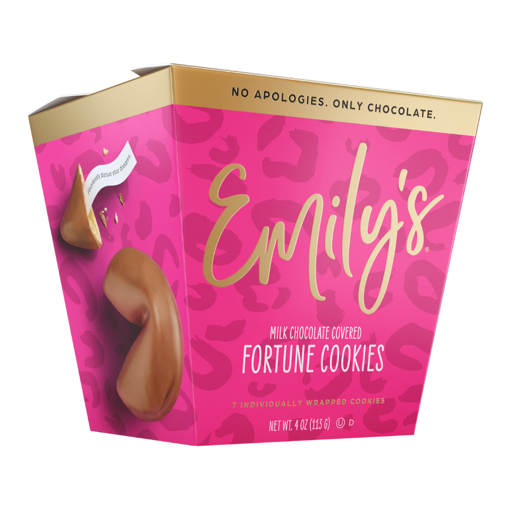 Emily's Milk Chocolate Fortune Cookies