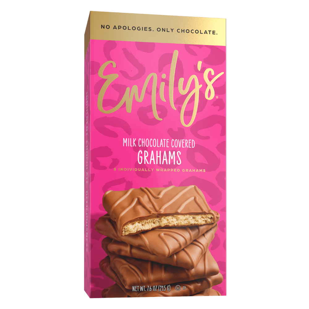 
                      
                        Load image into Gallery viewer, Emily&amp;#39;s Milk Chocolate Covered Grahams 3 Pk.
                      
                    