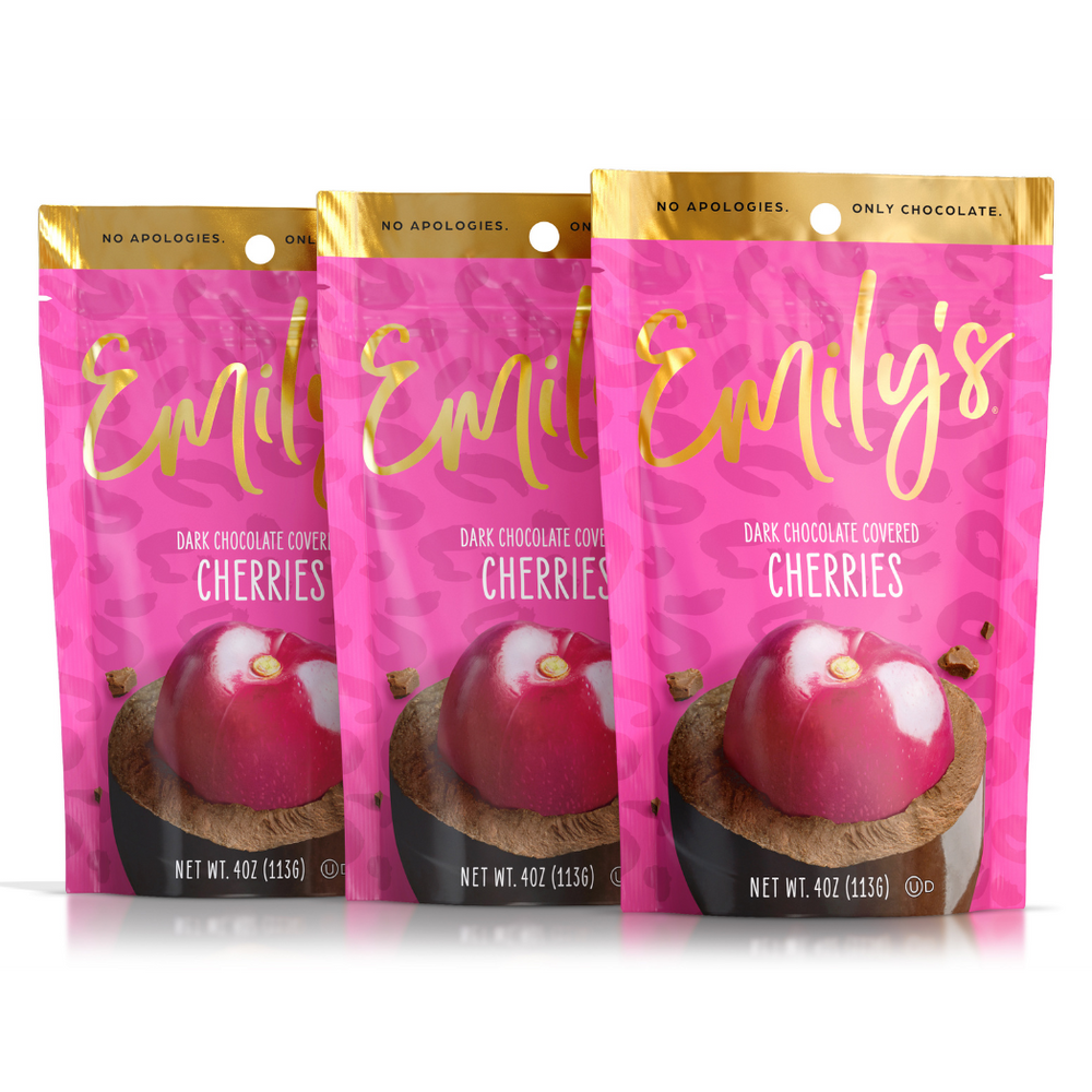 Emily's Dark Chocolate Cherries 3 Pk.