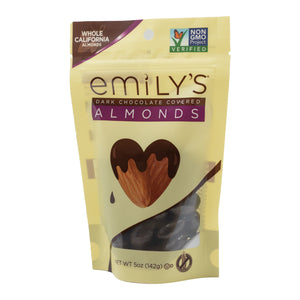 
                  
                    Load image into Gallery viewer, NON-GMO Dark Chocolate Covered Almonds, 5oz.
                  
                