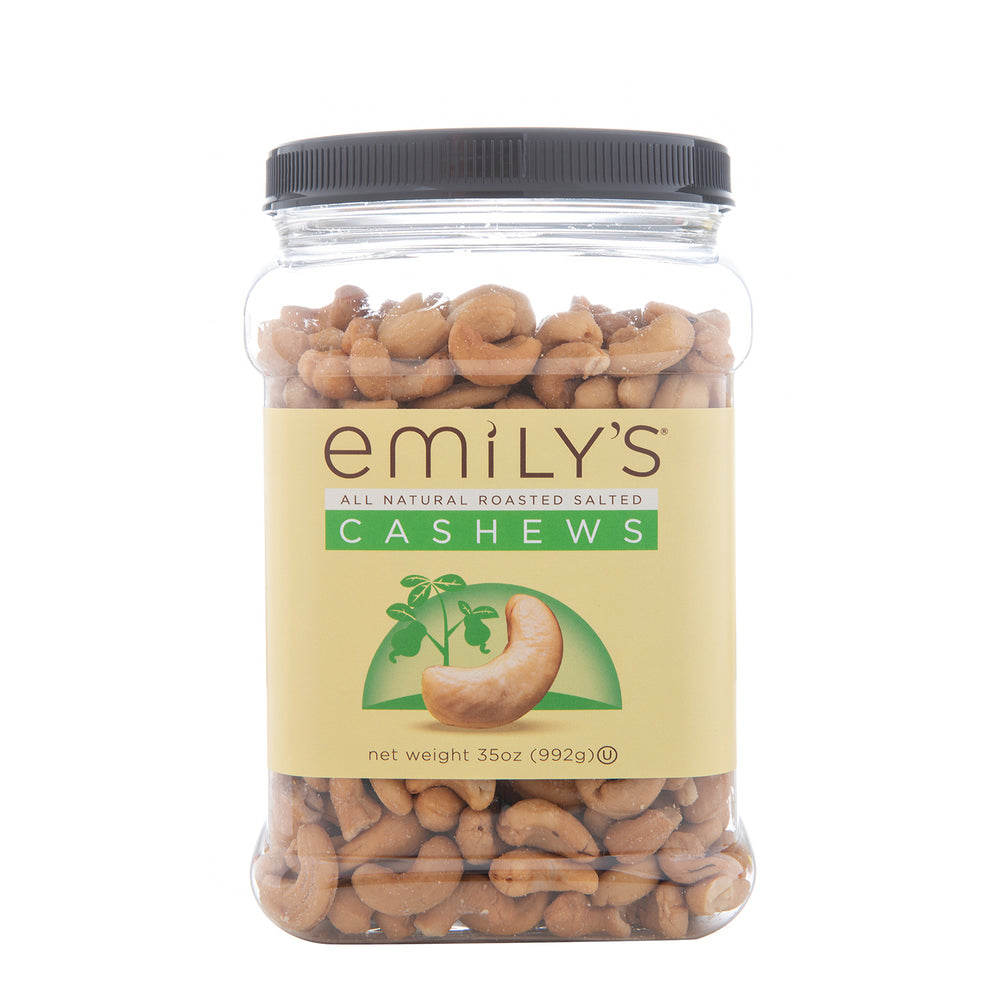 Roasted and Salted Premium Cashews, 35 oz.